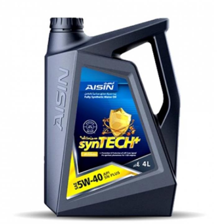 روغن موتور 5W40 آیسین حجم 4 لیتر aisin syntech 5w40 code ESFNP0544PB